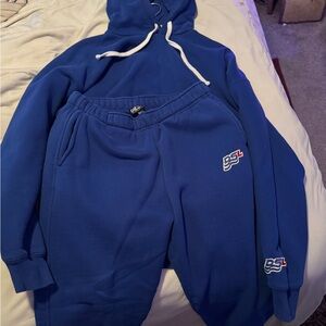 Diesel Blue Hoodie & Jogger Set